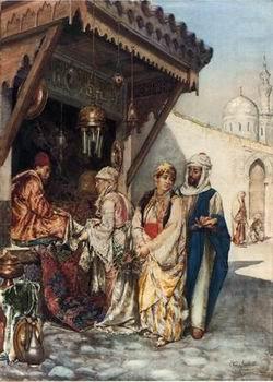 Arab or Arabic people and life. Orientalism oil paintings 596, unknow artist